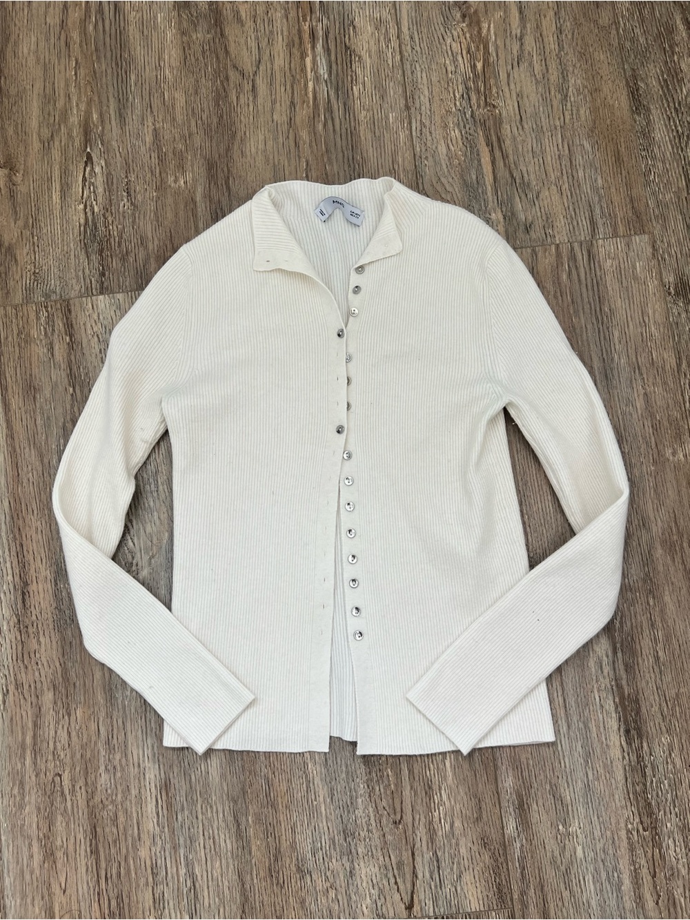 Mango Sweater with Cute Silver Buttons